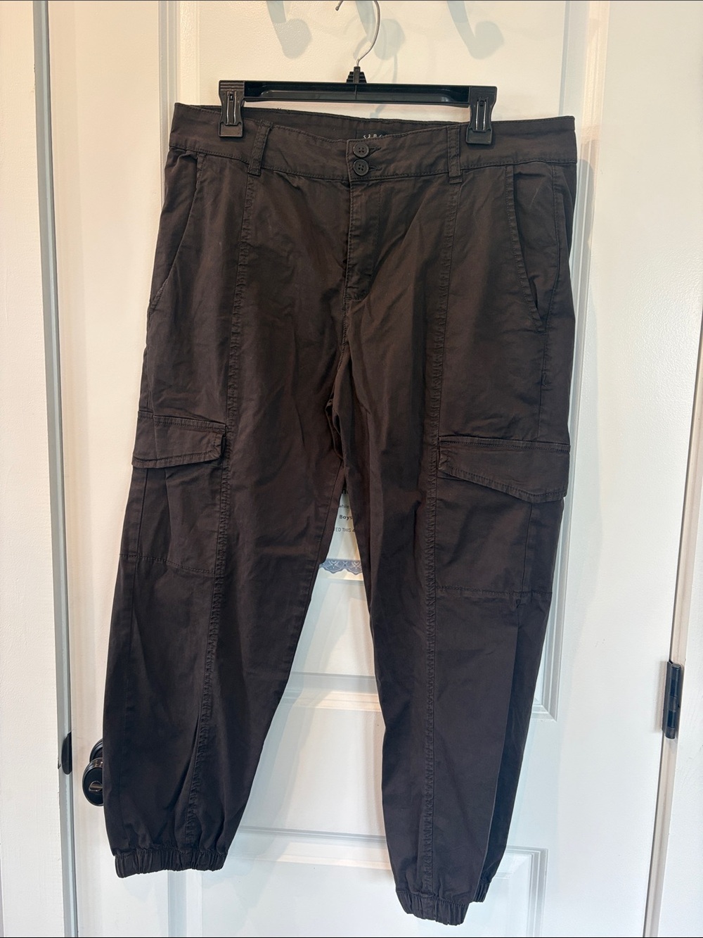Sanctuary Dark Charcoal Women’s Cargo Joggers